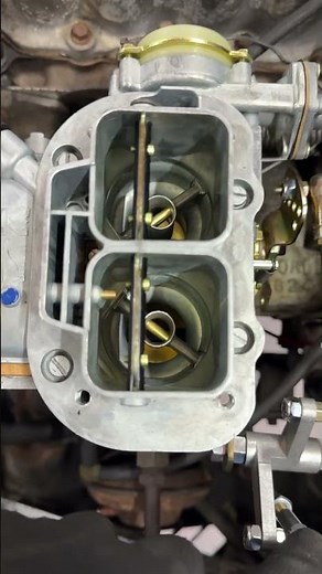 New Weber carb on 88Jeep YJ 4.2