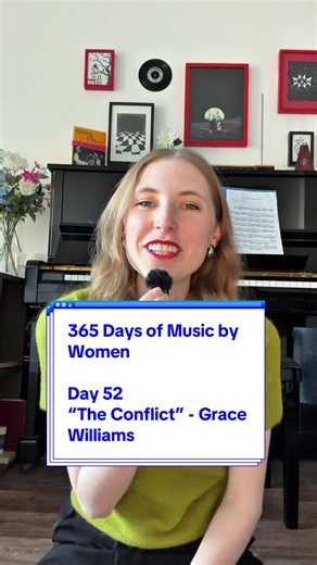 👇Everyday for the next year, I want to recommend a piece of music written by a female composer. Today we have: 🎧 - The Conflict: Allegro Molto First Movement of First Illustrations - Grace Williams ❓- Why do this you may ask? Well, only 7.5% of music programmed in global orchestral seasons is composed by women, according to a 2024 Donne, Women in Music study, a decrease from 7.7% in the previous year. This finding highlights a stagnant and regressive trend in the diversity of orchestral repert