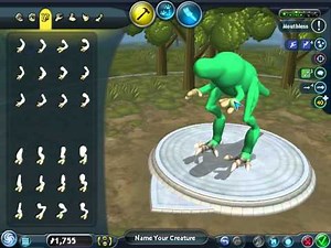How to make a t-rex in spore part 1/2