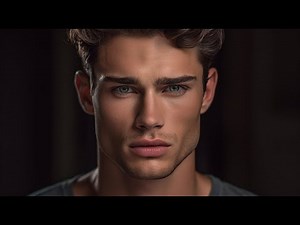 Handsome Men AI Generated Faces of Beautiful Male Models