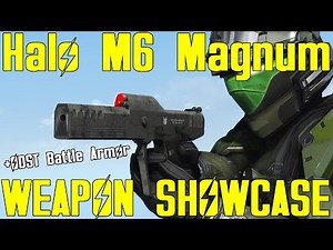 Fallout 4: Halo M6 Magnum - Weapon Mod Showcase