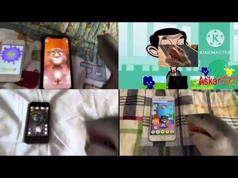 Shark puppet Sparta remix quadparison (1-6 (remade))