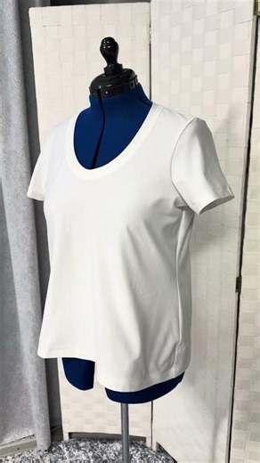 🧵Easy T-shirt in one hour | Love Notions Classic Tee pattern ✂️ #handmade #fashion #tshirt #sewing