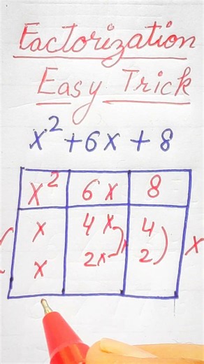 Factorization Easy Trick 🔥💯