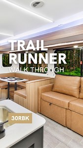Ready to chase adventure? 🏃‍♂️ The Trail Runner 30RBK is built to run — and you’ll want to keep up once you see what’s inside. With an open floor plan, plenty of storage and a spacious bathroom, comfort meets convenience (and budget!) in one epic travel trailer. Find your local Trail Runner dealer here. https://bit.ly/4ns51Al | Heartland RVs