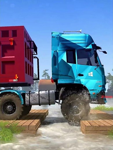 SpinTires: MudRunner - Shacman X3000 Mud Mayhem – Heavy Duty Gameplay #38 #SpinTires #MudRunner