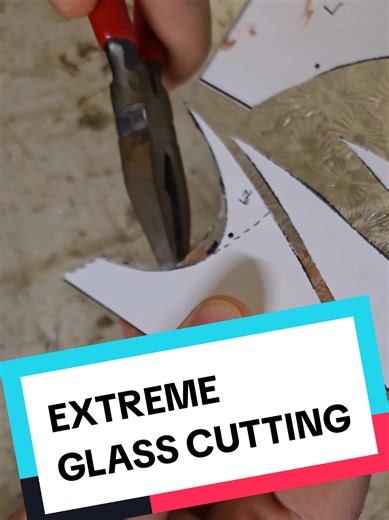 Extreme Stained Glass Cutting Techniques