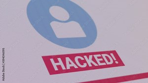 Hacked Profile Alert Seamless Loop Computer Has Been Infiltrated By Someone