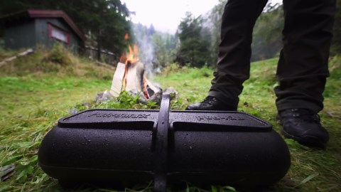 Wilderness Cooking - Beef Filet in a Massive Potato Oven