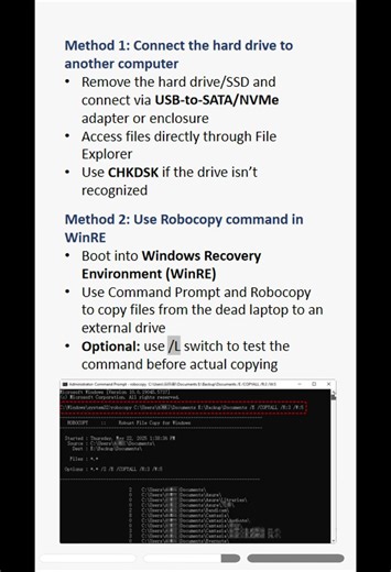 How to Recover Data from a Dead Laptop | Easy & Reliable Methods #datarecovery