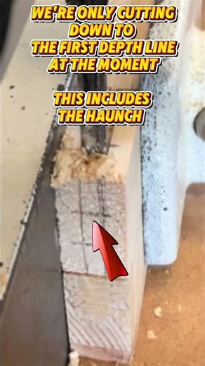 Using a Mortise Machine to cut a Haunched Mortise