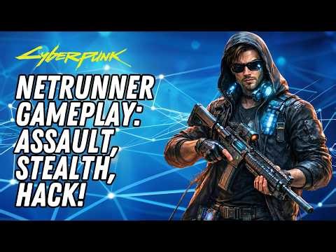 Gameplay Cyberpunk 2077 NCPD Scanner Netrunner (Penyerangan, Penyelinapan, Peretasan)