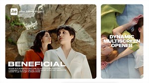 Dynamic Multiscreen Opener | Split Collage Slideshow