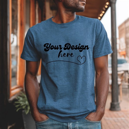 Male Model T-shirt Mockup, Urban Streetwear Display (digital Download) - Etsy