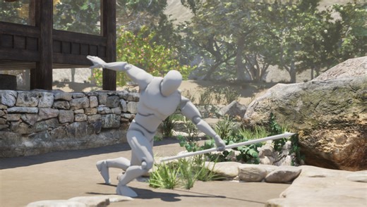 Animation - Spear Attack, Amy