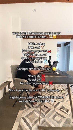 Why 6-figure earners are the most BROKE people I know