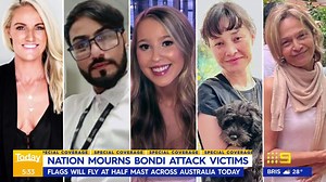 The nation is currently mourning six people who were senselessly killed in the Bondi stabbing attack. THE LATEST: https://nine.social/Evb #9Today | WATCH LIVE 5.30am | TODAY