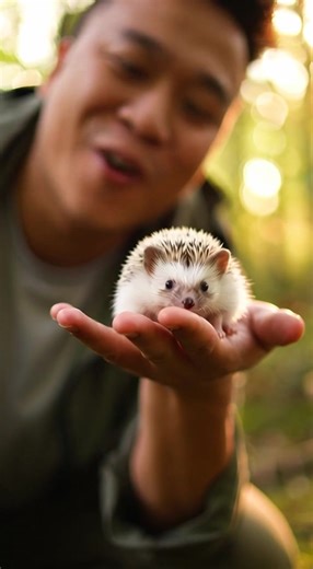 Vào rừng vui đùa cùng mấy bé nhím #animals #cutepet #review #fyp #dongvat