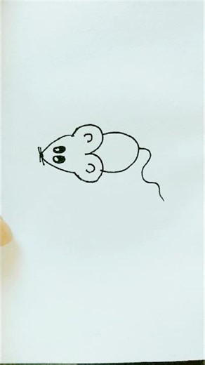 How to Draw a Cute Rat 🐀 Step by Step