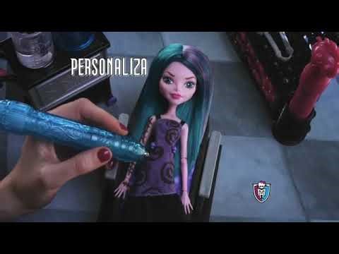 Monster High Color Me Creepy Chamber + Diary Dolls Commercial (Spanish version, 2013)