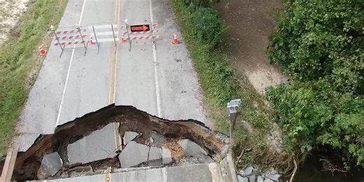 Part of U.S. 178 closed indefinitely to rebuild infrastructure
