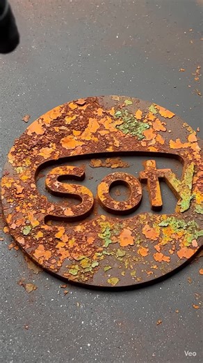 Rust restoration ASMR 1 minutes long Video #rustrestorationASMR #rustremoval #rustrestoration #foryoupage