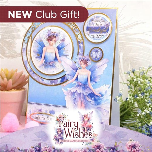 Say hello to your enchanting NEW Club Gift! 😍 Create fascinating fairy-themed cards! Bringing you a selection of magical artwork in 4 gorgeous colourways! 🧚 Don't miss out! Sign into your account and get yours for FREE right here 👉 https://tinyurl.com/3xd469bc | Hunkydory Crafts