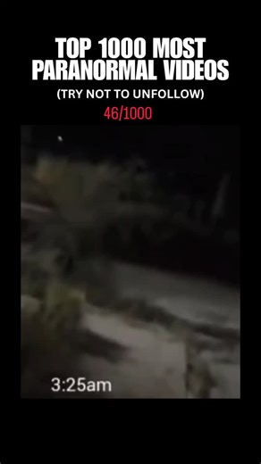 Paranormal Videos on Instagram: "This eerie video, timestamped at 3:25 AM, captures a chilling occurrence in a dark, residential outdoor setting. Accompanied by the sound of frantic barking dogs and a piercing, siren-like wail, a glowing white figure is seen moving in the distance. This ethereal, humanoid shape appears to glide smoothly across the ground, contrasting sharply with the deep shadows of the night. The shaky camera work enhances the sense of dread as it tracks the apparition’s spectr