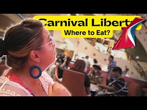 BEST places to EAT on Carnival Liberty Cruise?