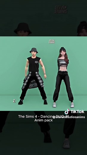 Dancing Duo Animation Pack for The Sims 4