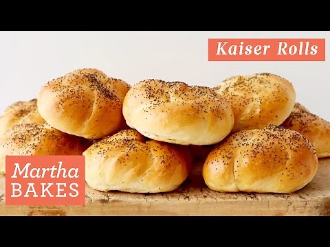 Martha Stewart's Kaiser Rolls | Martha Bakes Recipes