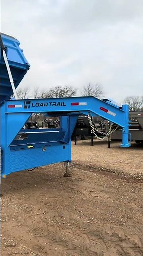 This Sky Blue 2026 Load Trail 83x16 Gooseneck Dump is built for serious work with a GVWR of 21k