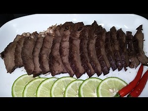 Inihaw na Puso ng Baka｜Grilled Beef Heart｜Simple Recipe