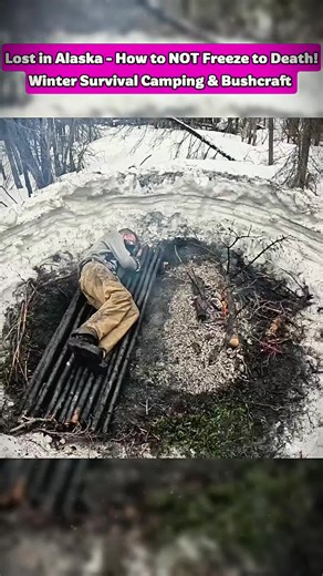 Lost in Alaska - How to NOT Freeze to Death! #outdoor #outdoors #outdoorcooking #cook #cooking #survive #survival #survivalskill #camp #camping #bushcraft #alaska