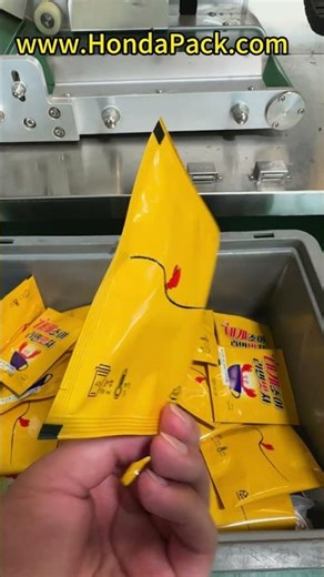 Triangle tea bag packing machine Sample Bag #Samplebag #machine #sample