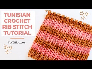 IT LOOKS JUST LIKE KNITTING! Tunisian Crochet Rib Stitch (aka Saloniki Stitch) TUTORIAL! 🤯