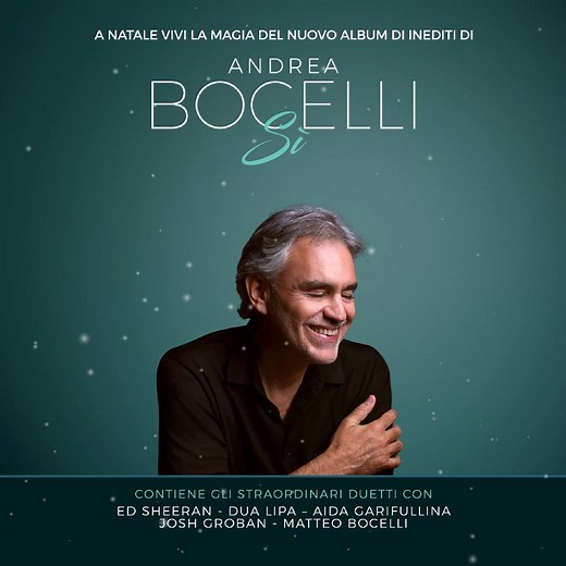 A Natale vivi la magia del nuovo album di inediti di Andrea Bocelli “Sì” ❄️ | Andrea Bocelli