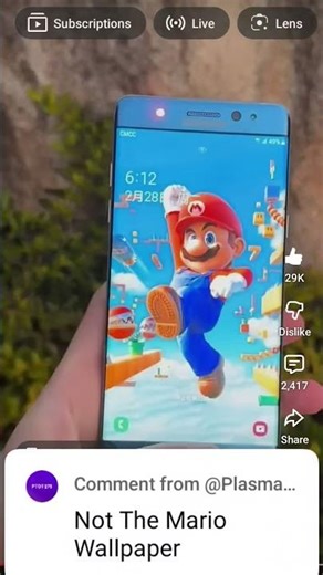 Mario on Samsung Galaxy note 7?