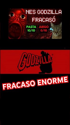 NES GODZILLA FRACASÓ #nesgodzilla #godzillacreepypasta #godzilla