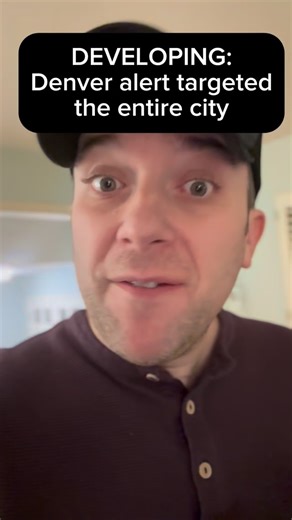 122K views · 593 reactions | DEVELOPING: Denver sent an alert meant for a two block area near DU to the entire city. Let me explain the system they used because I’ve covered it quite extensively for 3 years. #denver #colorado #alert #fyp #police | Steve Staeger | Facebook