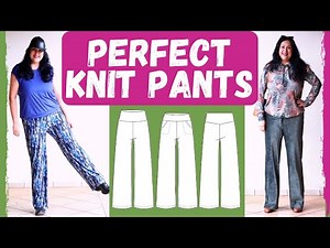 PERFECT KNIT pants. Relaxed sewing. Restore (GreenStyle). Low effort - high reward. Easy pockets.
