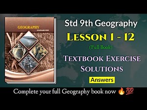 Std 9th Geography - All Chapters | Textbook Exercise Answers | Question Answer | Maharashtra Board