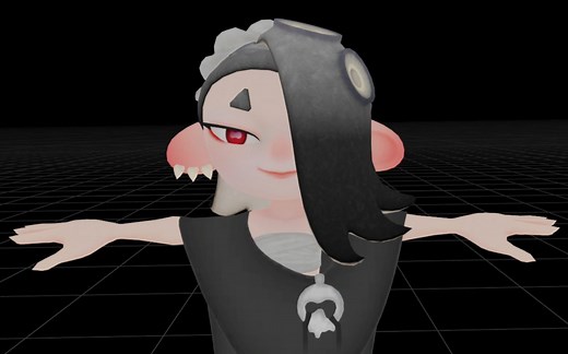 Splatoon3：自制莎莎3D建模