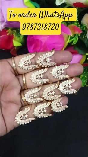 Daily use diamond look pure impon vanki ring available contact my Whatsapp number 9787318720...