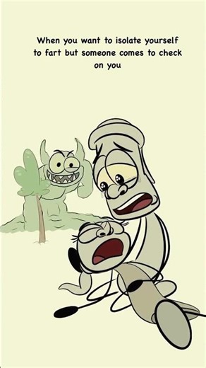 When You Isolate Yourself To Fart But Someone Comes To Check on You!