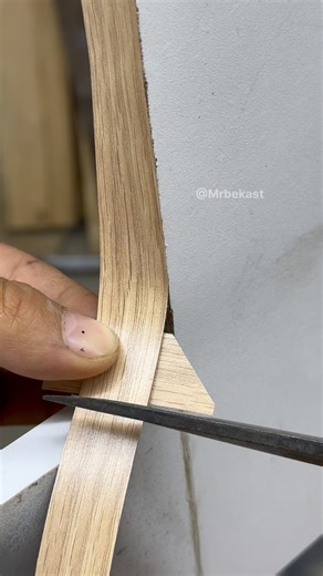 Practical techniques for carpenters to attach edge veneer.!
