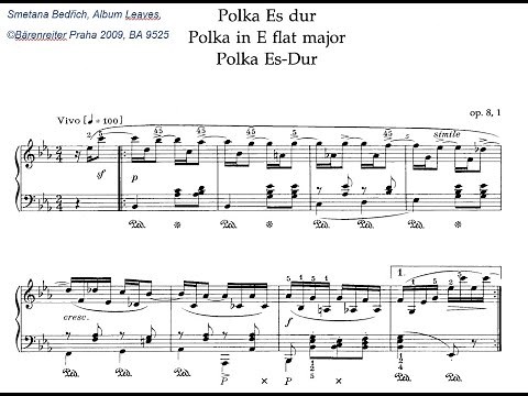 B. Smetana – Trois Polkas Poétiques, Op. 8 (Schiff)