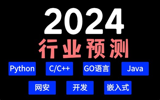 一个视频讲透2024年IT行业语言及开发岗位的兴衰！所以语言/开发岗位均可看【职业规划-2024程序员未来发展】