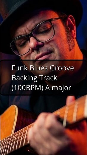 Dark Minor Blues at 90BPM - Challenge Your Soloing Skills #guitarchallenge #bluesjam #backingtracks