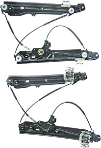 A-Premium Electric Power Window Regulator Without Motor Compatible with BMW F10 F11 528i 535d 535i 535i xDrive 550i ActiveHybrid 5 M5 Front Left and Right 2-PC Set